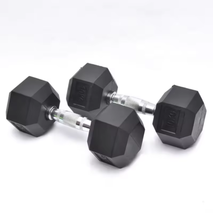 Rubber Hexagonal Dumbbells LH-AH01 for sale