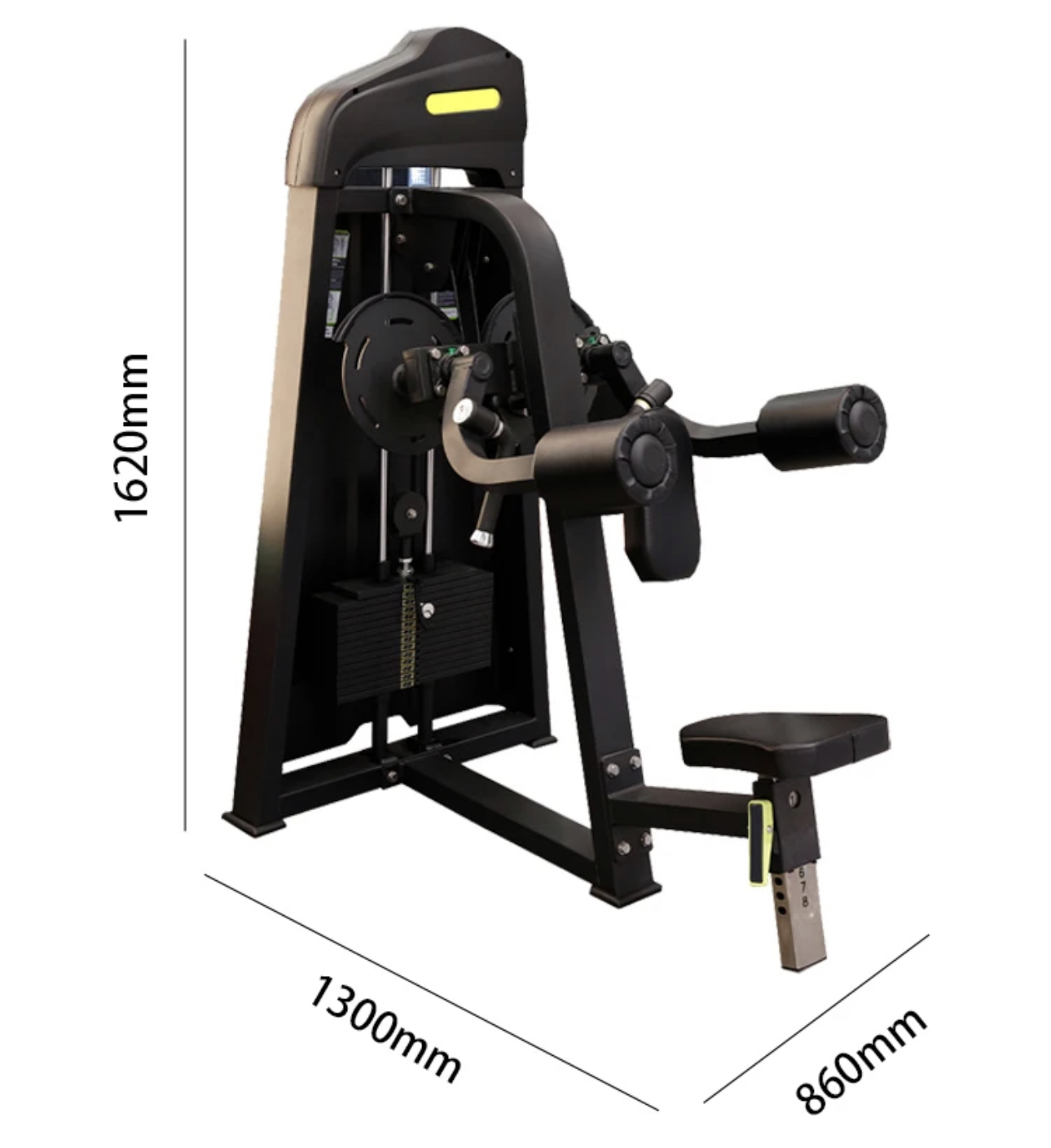 LH Fitness lateral raise machine